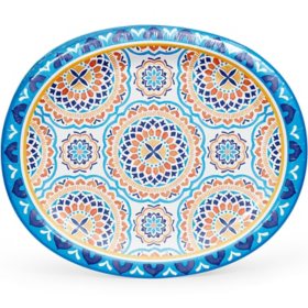 Member's Mark Medallion Mix Oval Paper Plates, 10" x 12" (50 ct.)