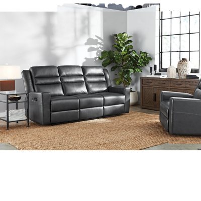 Member s Mark Easton Leather Recliner Sofa Sam s Club