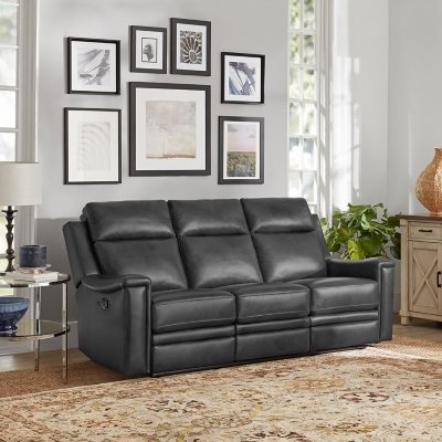 Member's Mark Livingston Leather Reclining Sofa, Assorted Colors - Sam's  Club