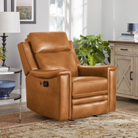 Member's Mark Livingston Leather Reclining Chair, Assorted Colors