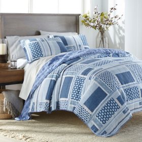 Member's Mark 3-Piece Quilt Set (Assorted Colors and Sizes)