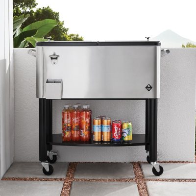 TRINITY | 100 Quart Stainless Steel Cooler | Detachable Tub