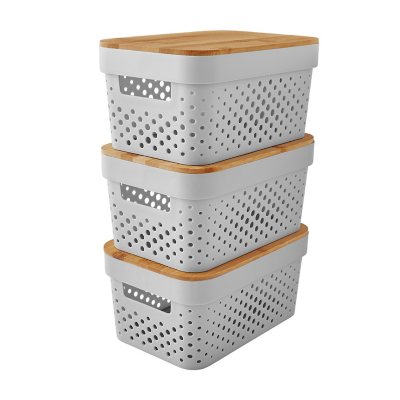 Member's Mark Pantry Storage Bins, Set of 3 - Sam's Club