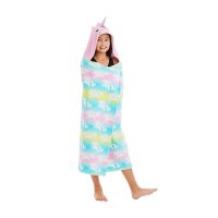 Member's Mark 100% Cotton Kids Hooded Towel with Hand Pockets (Assorted Designs)