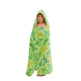 Member's Mark 100% Cotton Kids Hooded Towel with Hand Pockets (Assorted Designs)