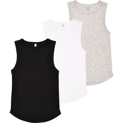 Member's Mark Ladies Ribbed 3 Pack Tank - Sam's Club