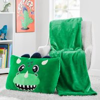 Member's Mark Kids' Squishy Pillow Friend and Throw Blanket Set (Assorted Designs)
