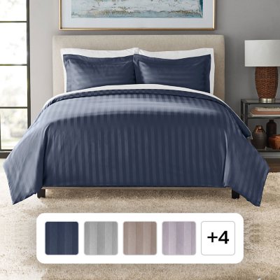 Jersey Cotton Duvet Cover Pin Striped Duvet Covet Set - China Cotton Jersey  and Comforter Shell Cover price