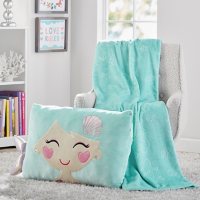 Member's Mark Kids' Squishy Pillow Friend and Throw Blanket Set (Assorted Designs)