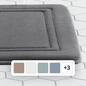 Member's Mark Quick-Dry Memory Foam Bath Mat, 24" x 36", Choose Color
