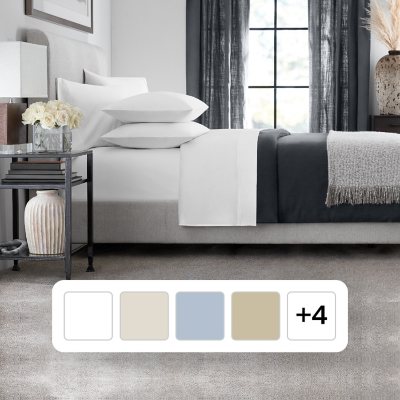 Hotel Premier 700-Thread-Count Sheet Set, King, White