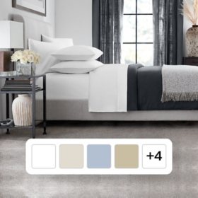 Member’s Mark Hotel Premier Collection 700-Thread-Count Solid Egyptian Cotton Sheet Set, Assorted Sizes
