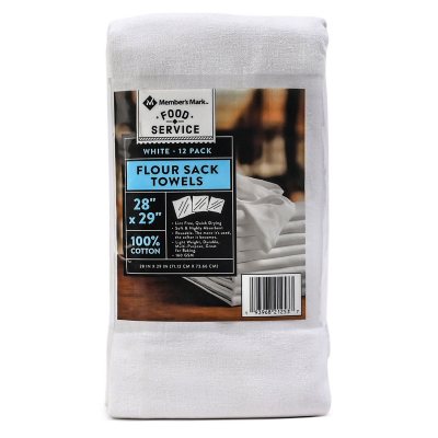 Pleasant Home Flour Sack Cotton Dish Towels (29 x 29) Soft & Highly  Absorbent | Natural Ring Spun Cotton |Multi- Purpose |Large Cotton Kitchen  Hand