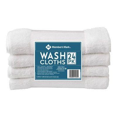 Spa Wash Cloth Set | Signature White