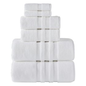 Resort Collection Soft Washcloth Face & Body Towel Set | 12x12 Luxury Hotel  Plush & Absorbent Cotton Washclothes [12 Pack, White]