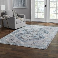 Member's Mark Everwash Washable Area Rug 78"x114" ( Assorted Colors)