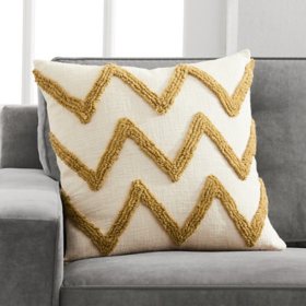 Member's Mark Knotted Chevron Loop Decorative Pillow, 20" x 20"