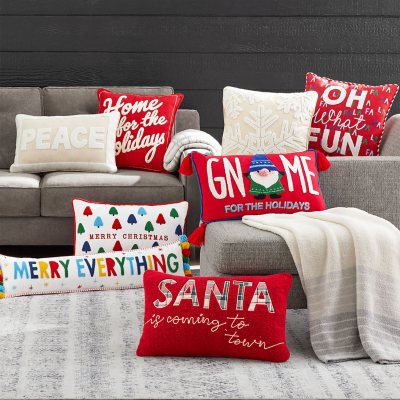 Rectangular christmas online pillows