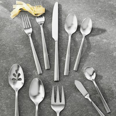 40-Piece Heavy Duty Silverware Set, E-far Stainless Steel Flatware Cutlery  Set for 8, Heavy Weight Tableware Eating Utensils Set for Kitchen