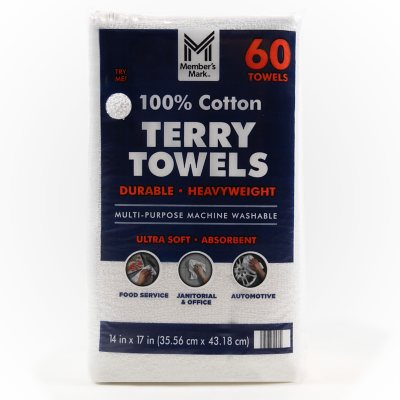 Member's Mark Commerical Terry Towel, 60 Ct 