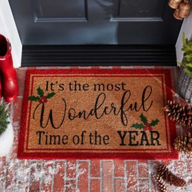 Member’s Mark Holiday Printed Doormat (Wonderful Time of the Year)