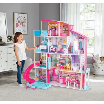 Barbie Dream House Pretend Play Set Girl Toy Gift Pool Slide Elevator New  Doll