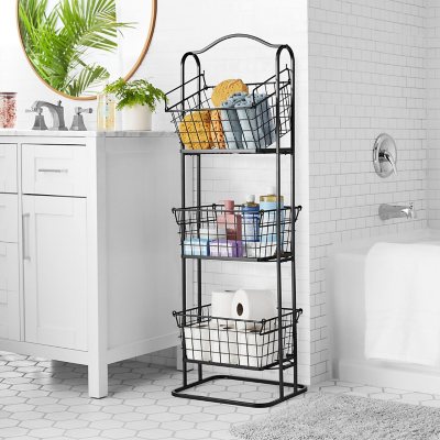 Mesa 3-tier Wrought Iron Market Baskets