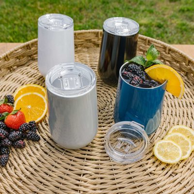 Member's Mark 14-oz. Stainless Steel Insulated Tumblers with Lids, 4 Pack