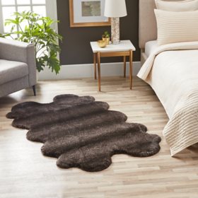 Member's Mark Luxe Faux Fur Rug - 70.8"x 43.3" (Assorted Colors)