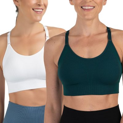 Member s Mark Women s 2 Pack Seamless Adjustable Sports Bra Sam s Club