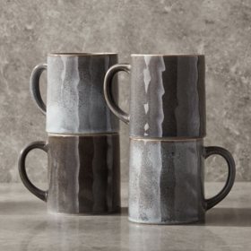  Member's Mark 4-Piece  Artisan Stoneware Mug Set		