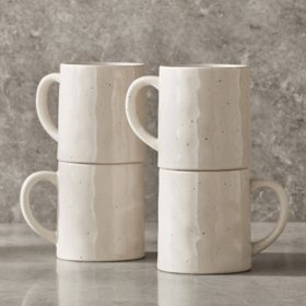 Zak Designs 15 Oz Ceramic Modern Mug, 4-Piece Set (Assorted Colors) - Sam's  Club