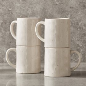 Member's Mark 4-Piece  Artisan Stoneware Mug Set		