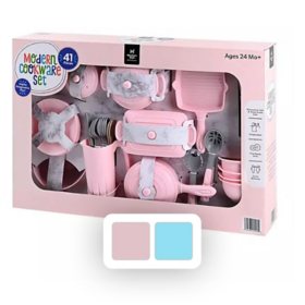 Member&s Mark Gourmet Kitchen Appliance Playset for Kids (Pink)