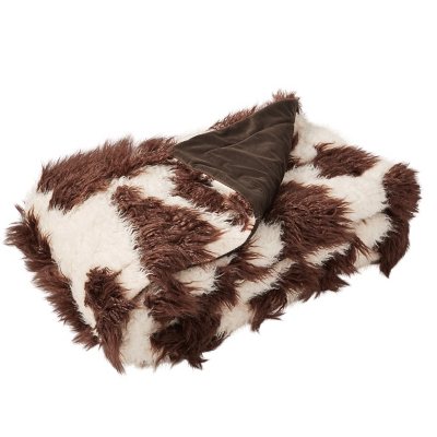 Small faux fur discount throw