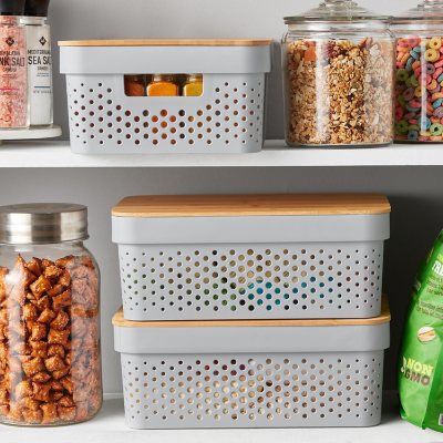 Member's Mark Multipurpose Storage Bins with Bamboo Lids - Set of 3,  Available in Small, Medium and Large - Sam's Club