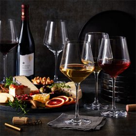 4-pc 8 oz chef & sommelier select tulipe wine tasting glasses