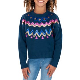 Member's Mark Girls' Holiday Sweater