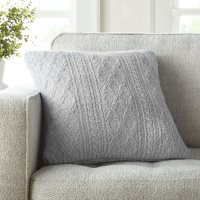 Member's Mark Cozy Cable Knit Pillow, 20" x 20" (Assorted Colors)		