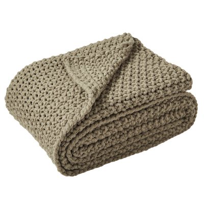 Chunky knit throw online aldi