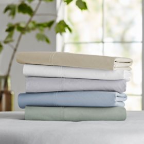 Member's Mark 400-Thread-Count Percale Sheet Set (Assorted Sizes and Colors)