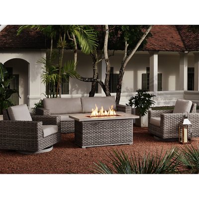 Member’s Mark Olympus 4-Piece Fire Pit Sofa Set