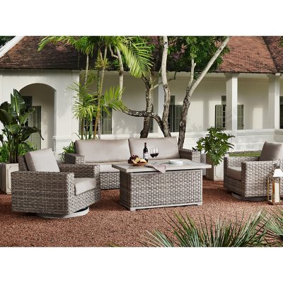 4 piece fire pit patio 2024 set