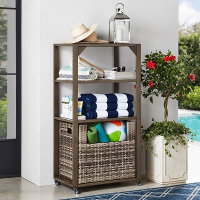 Towel discount shelving unit