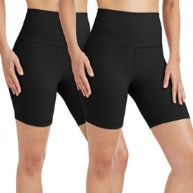 Member's Mark Women's 2 Pack Zen High Rise 7" Bike Shorts