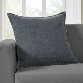 Member’s Mark Lexy Woven Whipstitch Decorative Pillow, 24" x 24"