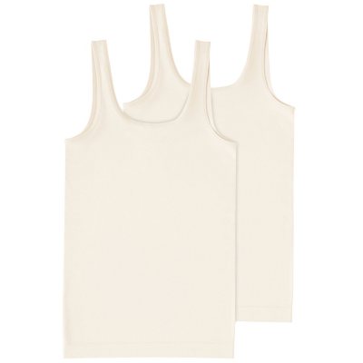 Ladies 2 Pack Seamless Cami - Two-Tone