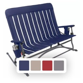 Member's Mark Portable Double Rocking Chair, Choose Color