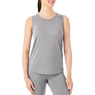 Members Mark Ladies Everyday Tank Soft Relaxed Fit Curved Hemline Soft  Cotton