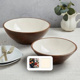 Member's Mark Acacia Wood Modern Farmhouse Lazy Susan - Sam's Club